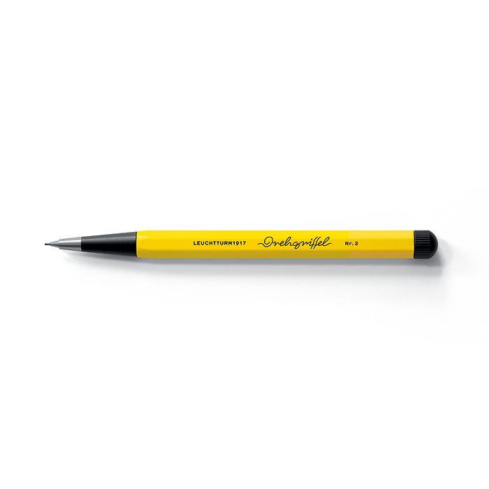 Drehgriffel Nr. 2, Lemon/Black, Mechanical pencil - Bauhaus Edition