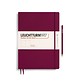 Notebook Master Slim (A4+), Hardcover, 123 numbered pages, Port Red, plain