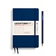 Notebook Paperback (B6+), Hardcover, 219 numbered pages, Navy, dotted