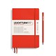 Notebook Medium (A5), Softcover, 123 numbered pages, Lobster, ruled