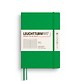 Notebook Medium (A5), Softcover, 123 numbered pages, Spring Leaf, ruled