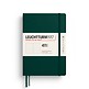 Notebook Medium (A5), Hardcover, 411 numbered pages, Forest Green, Dotted