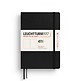 Notebook Medium (A5), Hardcover, 411 numbered pages, Black, Plain